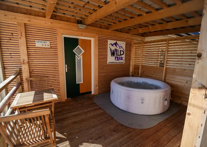 Daire Wild Park Panorama With Hot Tub And Sauna